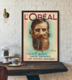 affiche coiffure vintage