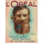 affiche coiffure vintage