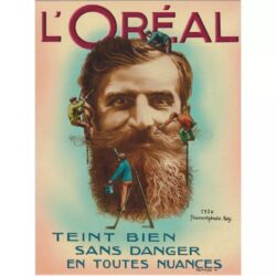 affiche coiffure vintage
