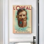 affiche coiffure vintage