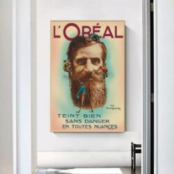affiche coiffure vintage