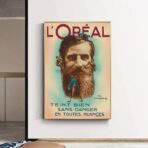 affiche coiffure vintage