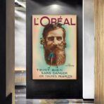 affiche coiffure vintage
