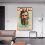affiche coiffure vintage