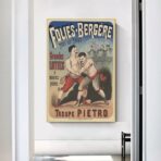 affiche combat vintage