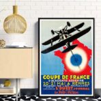 affiche compagnie aerienne vintage