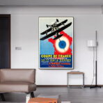 affiche compagnie aerienne vintage