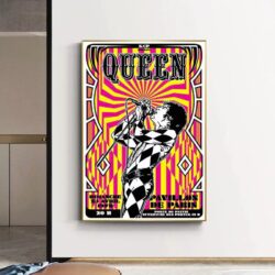 affiche concert rock vintage paris