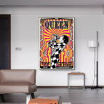 affiche concert rock vintage paris