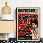 affiche concert soul vintage