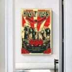 affiche concert vintage rock