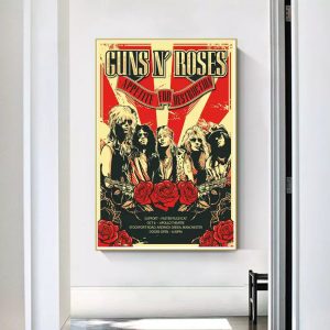 affiche concert vintage rock