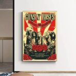 affiche concert vintage rock
