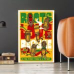 affiche concert reggae vintage