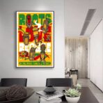 affiche concert reggae vintage