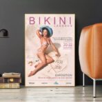 affiche concours miss bikini vintage