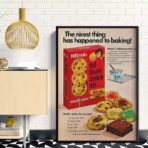 affiche cookies vintage