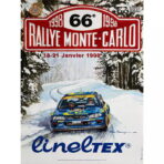affiche course rallye vintage