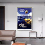 affiche cousteau vintage