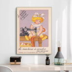 affiche couture vintage enfant