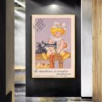 affiche couture vintage enfant