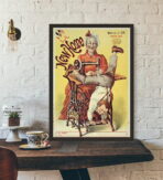 affiche couture vintage