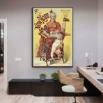 affiche couture vintage