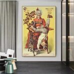 affiche couture vintage