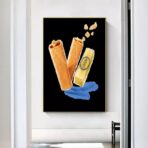 affiche crepe gavottes vintage