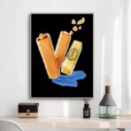 affiche crepe gavottes vintage