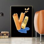 affiche crepe gavottes vintage