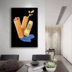 affiche crepe gavottes vintage