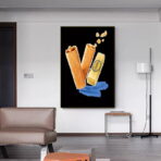 affiche crepe gavottes vintage