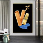 affiche crepe gavottes vintage