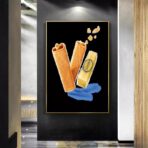 affiche crepe gavottes vintage