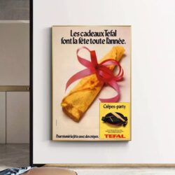 affiche crepe vintage