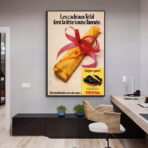 affiche crepe vintage