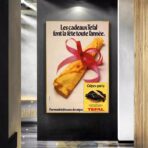 affiche crepe vintage