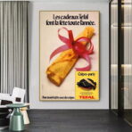 affiche crepe vintage