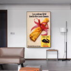 affiche crepe vintage