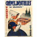 affiche crepes vintage