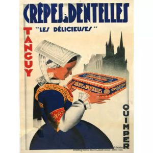 affiche crepes vintage