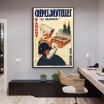 affiche crepes vintage