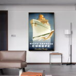 affiche croisiere vintage