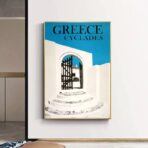 affiche cyclades vintage
