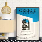 affiche cyclades vintage