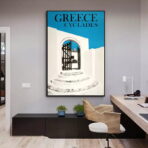 affiche cyclades vintage