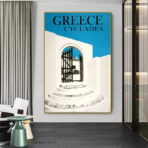 affiche cyclades vintage