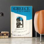 affiche cyclades vintage