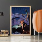 affiche art vintage couple